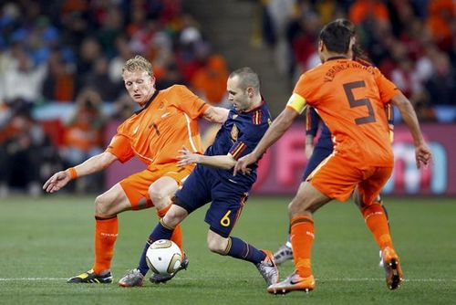 世界杯西班牙vs荷兰集锦