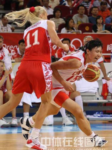 中国女篮vs俄罗斯